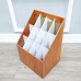 FixtureDisplays® Economy Corrugated Cardboard Blueprint Organizor Corrugated Roll File Display Drawing Stand Artist Graphic Print Art Storage Bin 18338